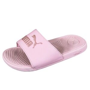 Puma Cool Cat 2.0 Girl Sandal Size 13 Casual Pool Slides Cloud Pink Rose Gold